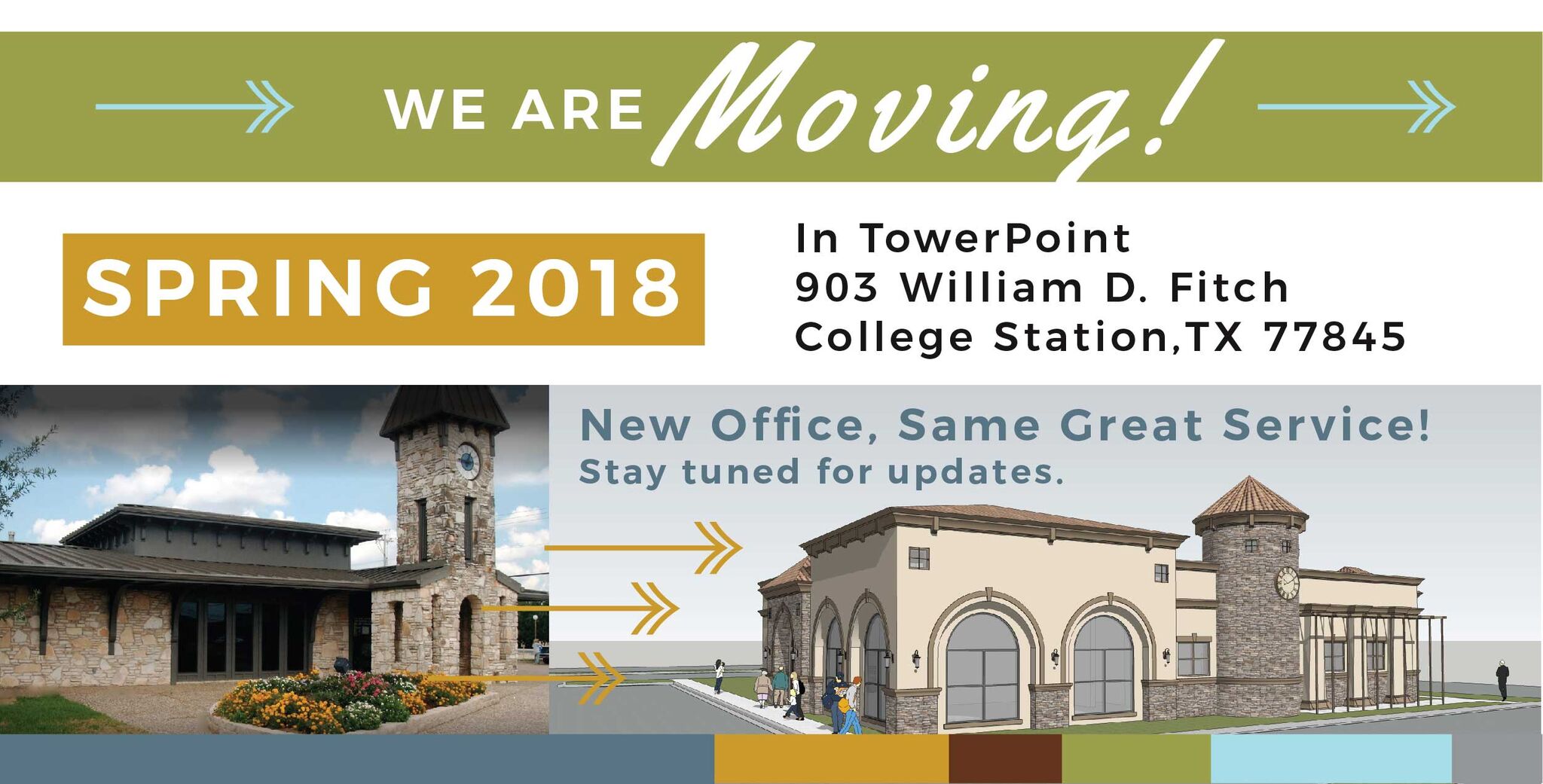 We are moving